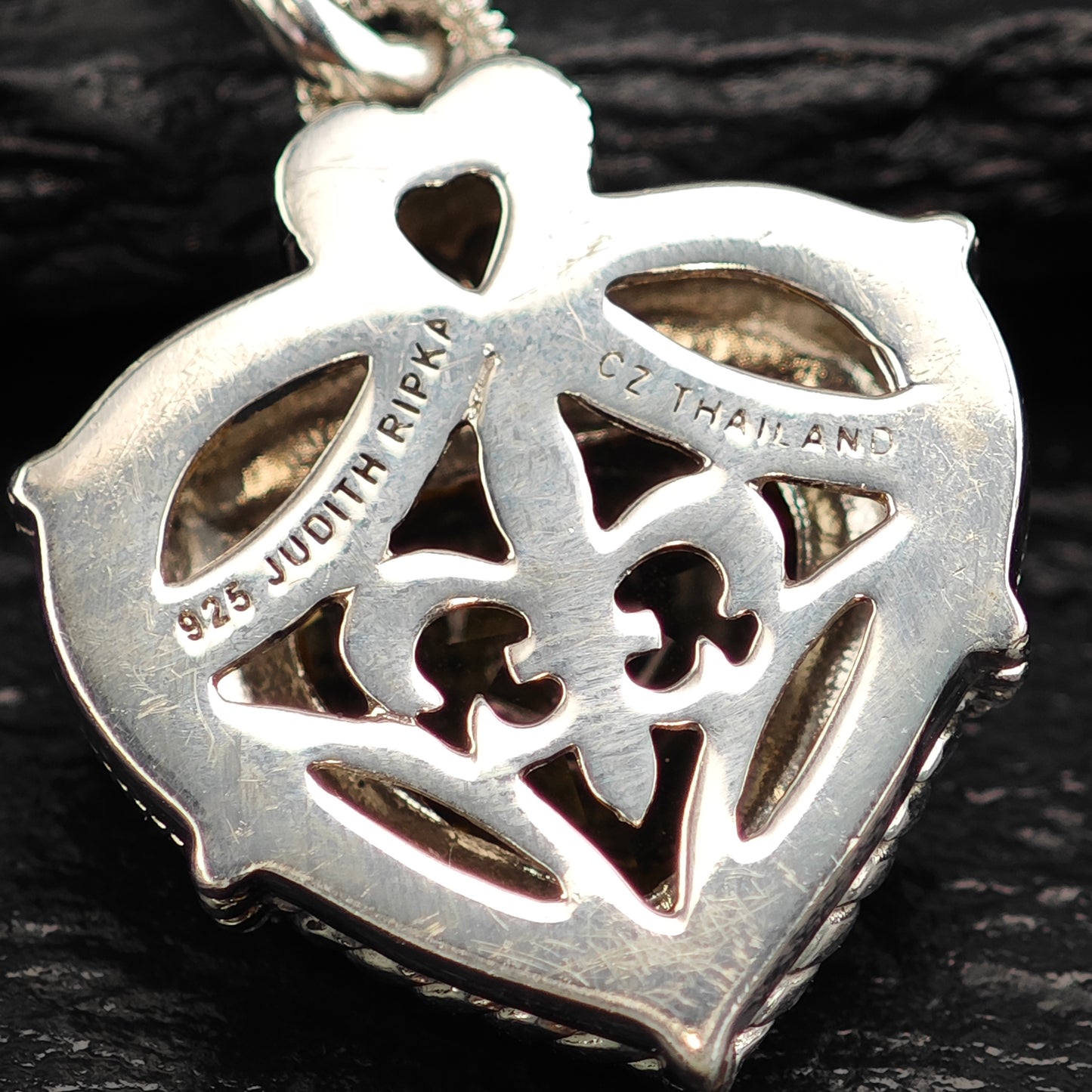 Choice of Judith Ripka Heart, Multi-stone Pendants, Sterling Silver P3021