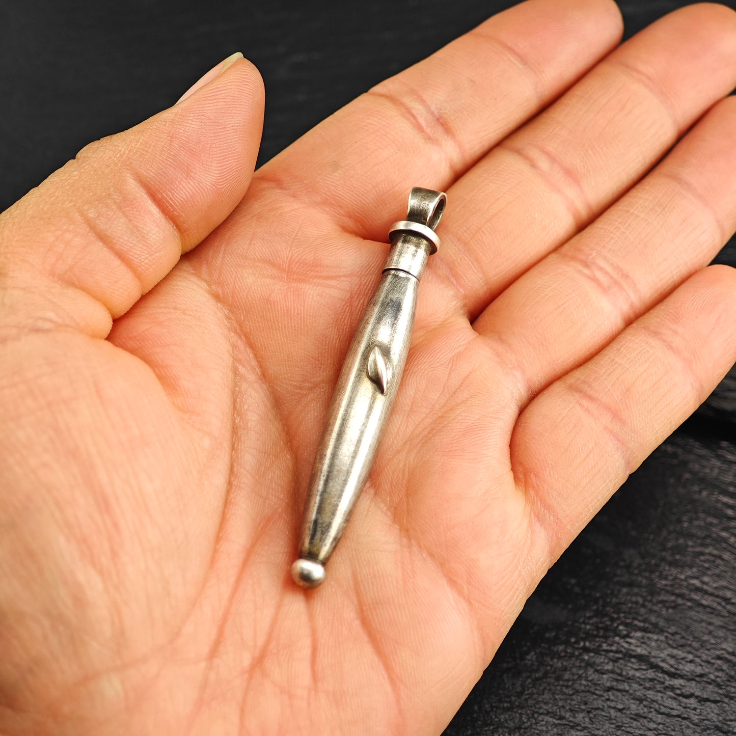 Poison Bottle Sterling Silver Pendant P3022