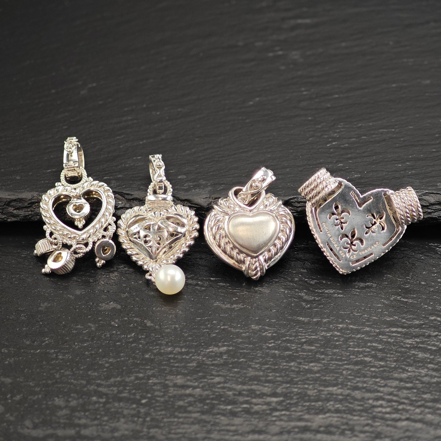 Choice of Judith Ripka Heart Pendants, Sterling Silver P3025