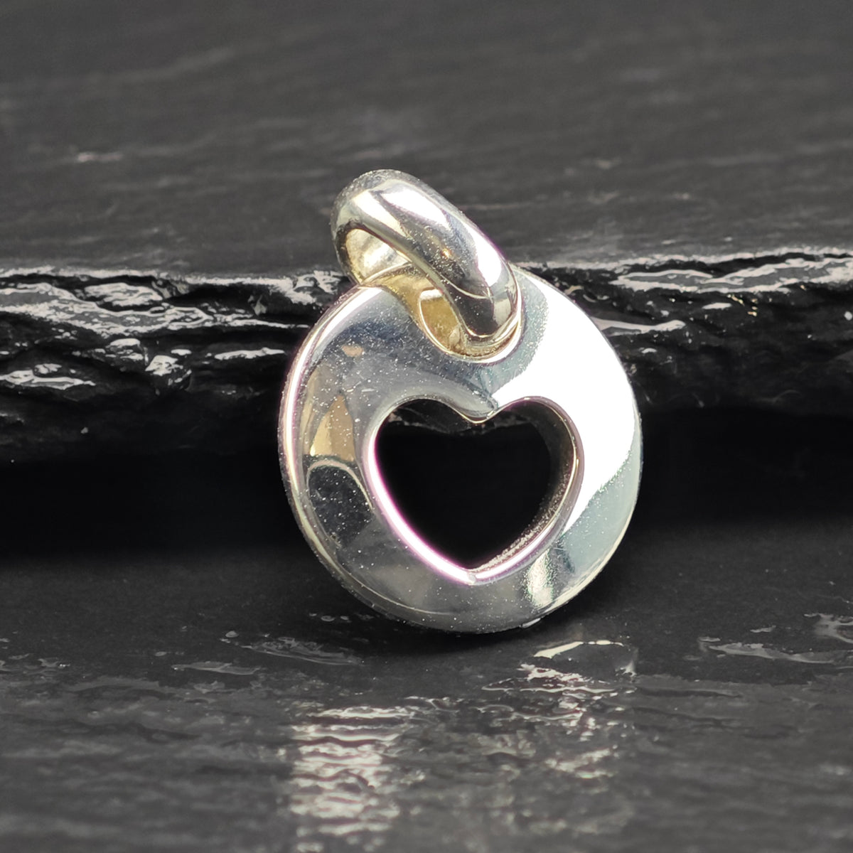 Vintage Tiffany & Co. Heart Sterling Silver Pendant P3092