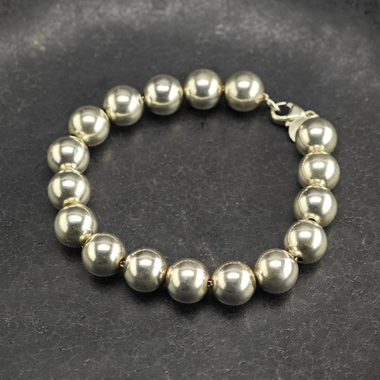 Vintage Tiffany & Co. 10mm Hardwear Sterling Silver Bracelet Sz 6 1/4" BR3156