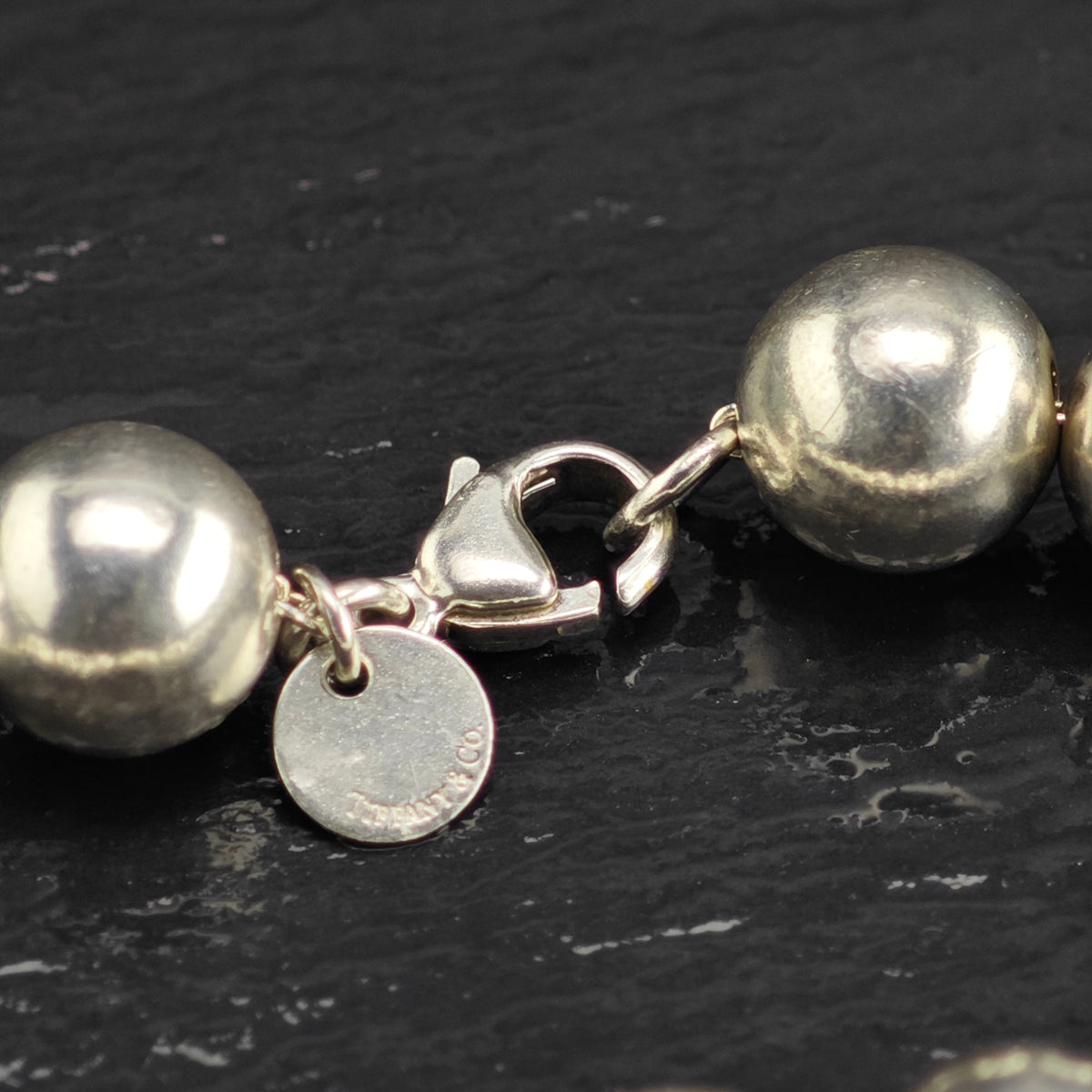 Vintage Tiffany & Co. 10mm Hardwear Sterling Silver Bracelet Sz 6 1/4" BR3156
