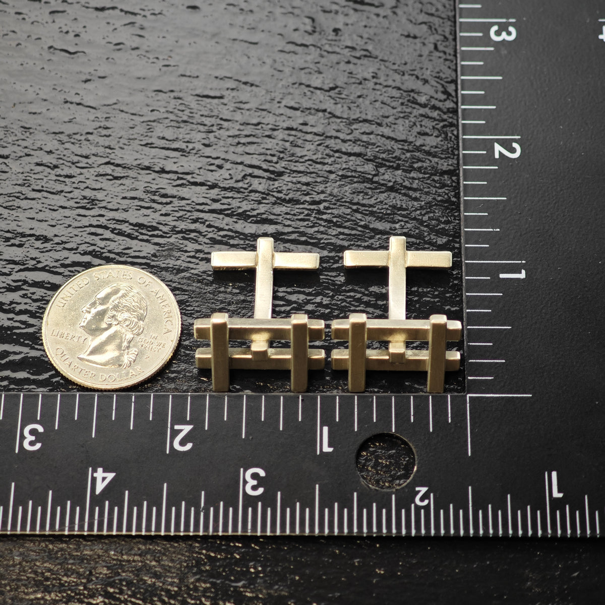 Vintage Tiffany & Co. Axis Cufflinks By Frank Gehry, Sterling Silver MISC0432