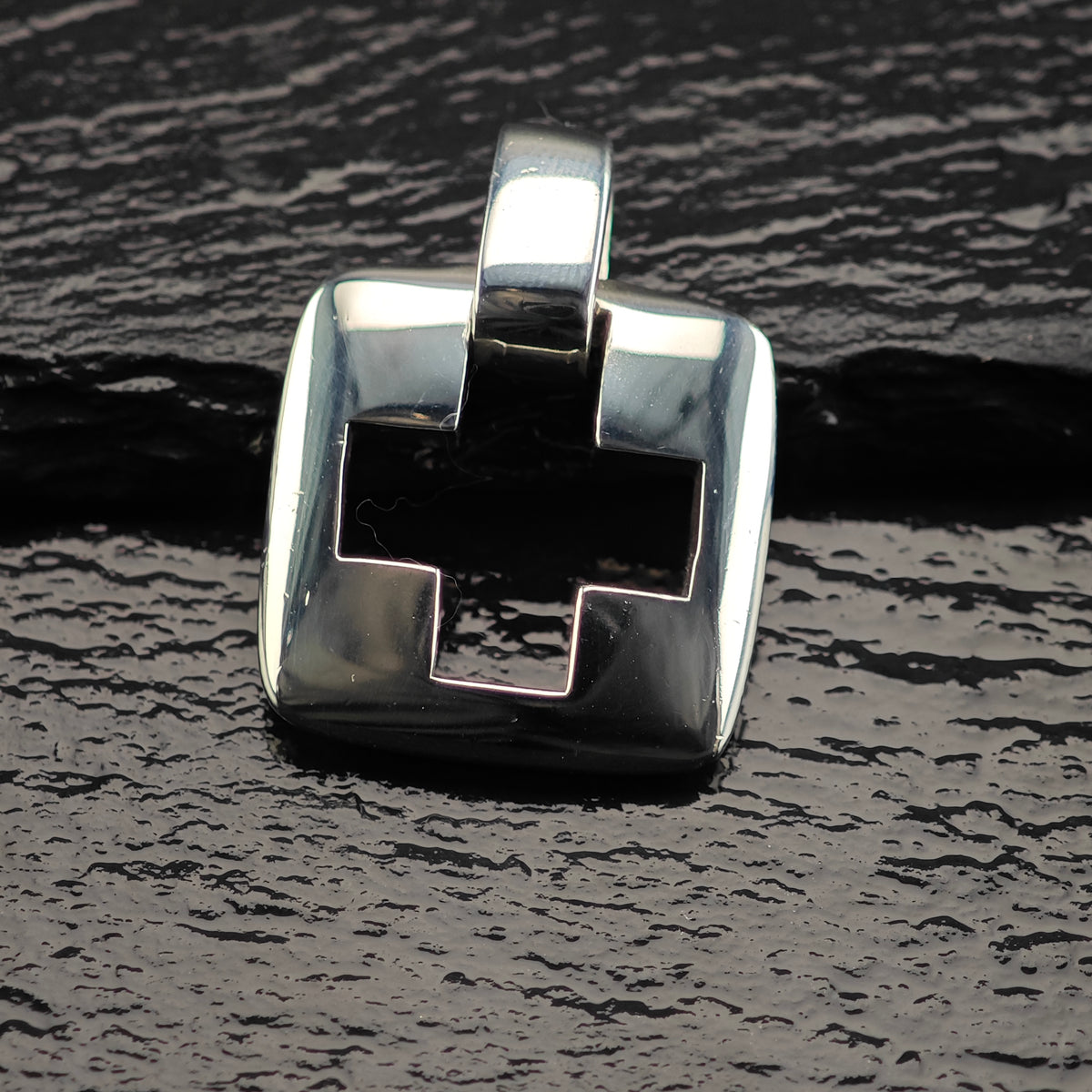 Vintage Tiffany & Co. Cutout Cross Sterling Silver Pendant  P3157