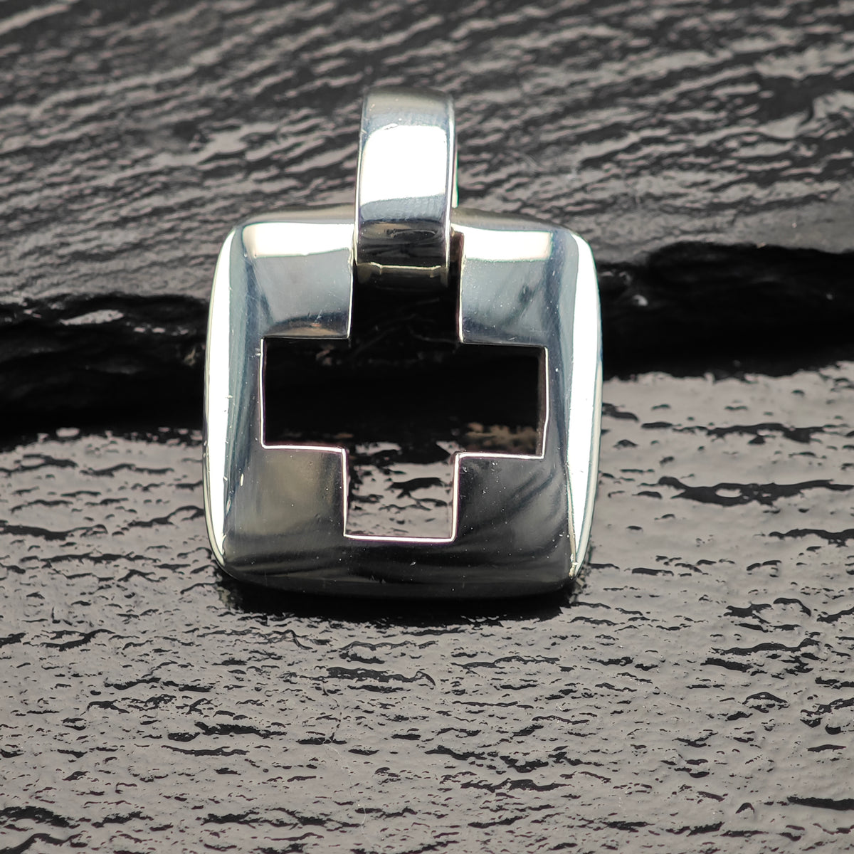 Vintage Tiffany & Co. Cutout Cross Sterling Silver Pendant  P3157
