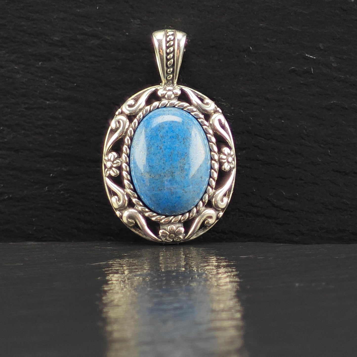 SW Relios Lapis Pendant Sterling Silver