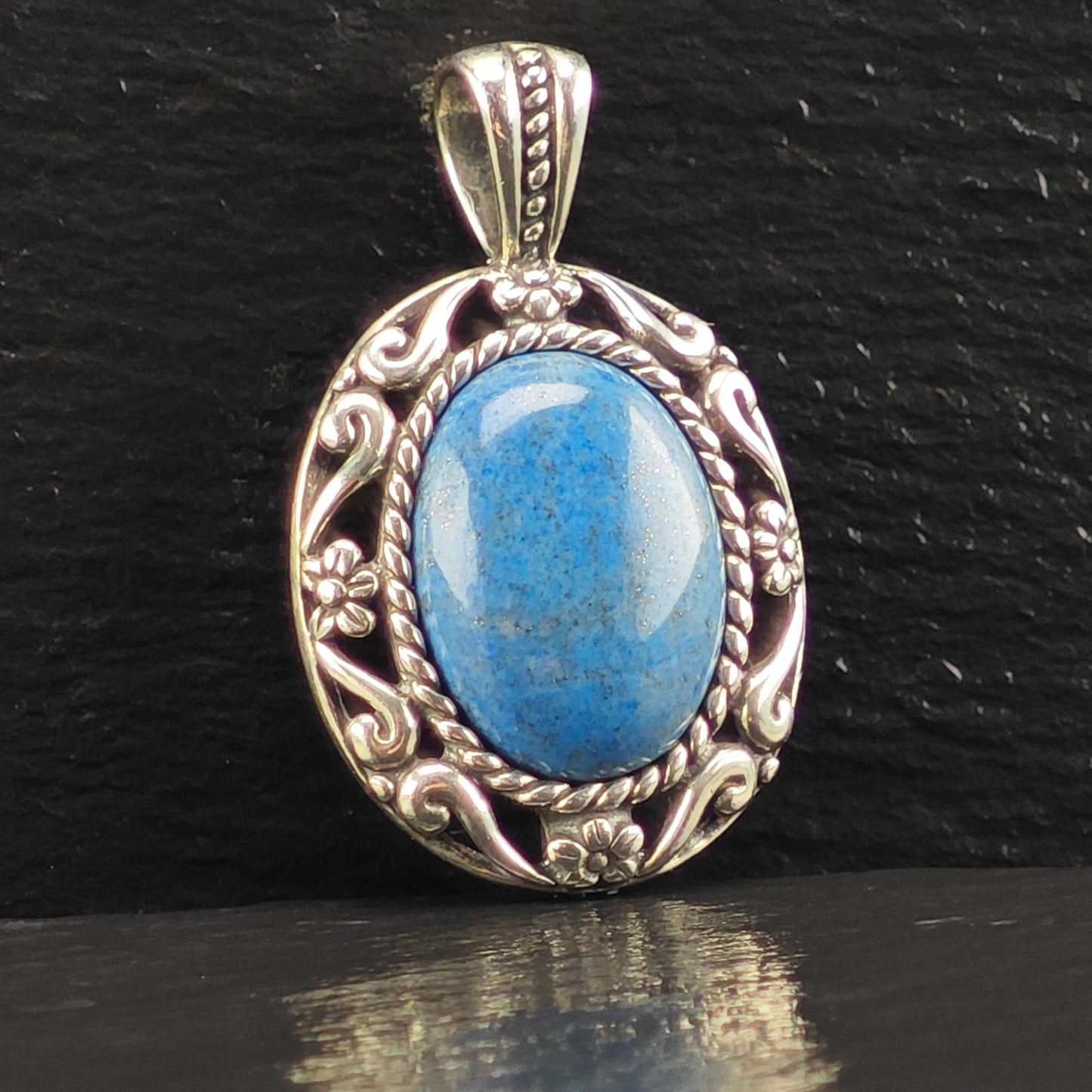SW Relios Lapis Pendant Sterling Silver
