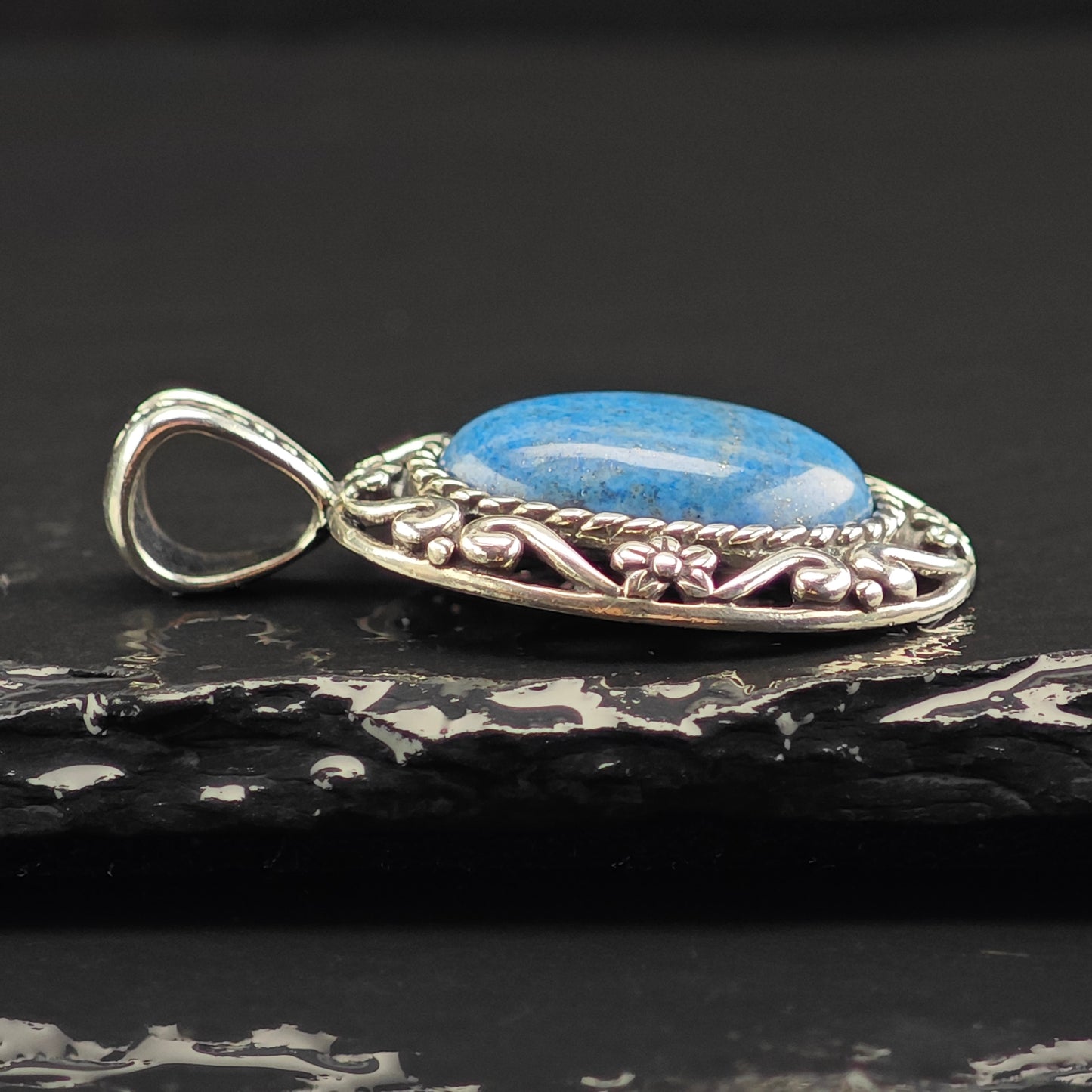 SW Relios Lapis Pendant Sterling Silver