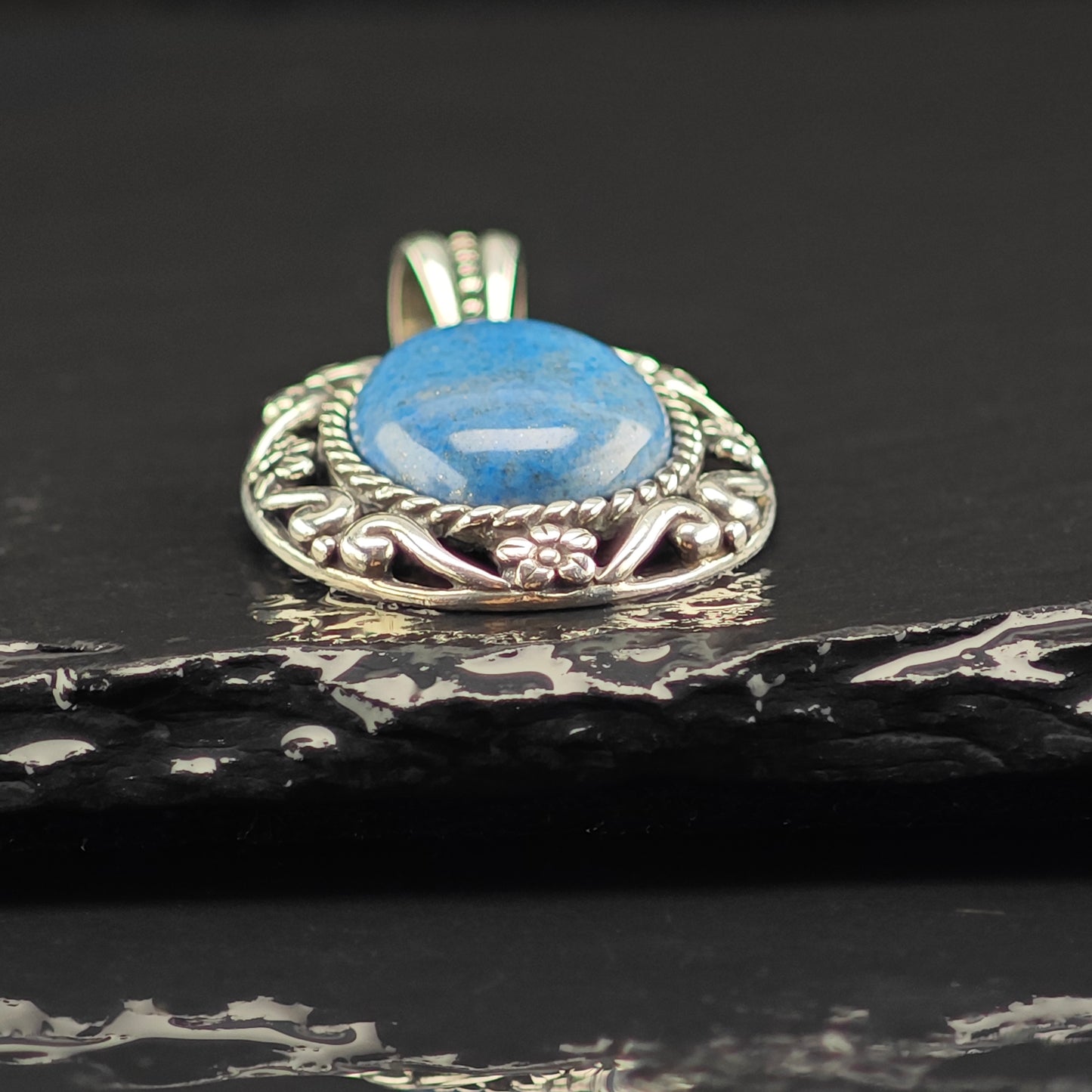SW Relios Lapis Pendant Sterling Silver