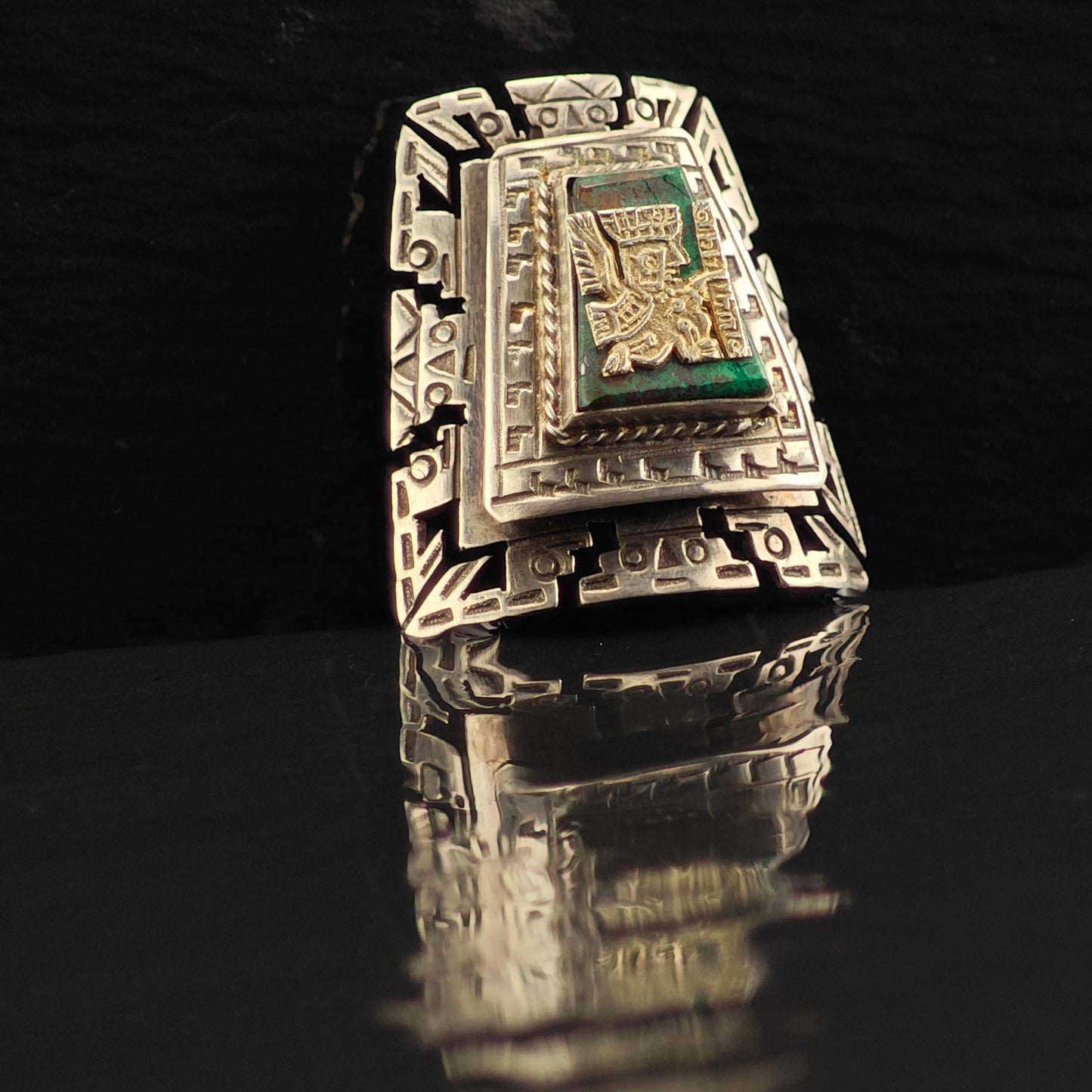 Peruvian Brooch/Pendant Sterling Silver