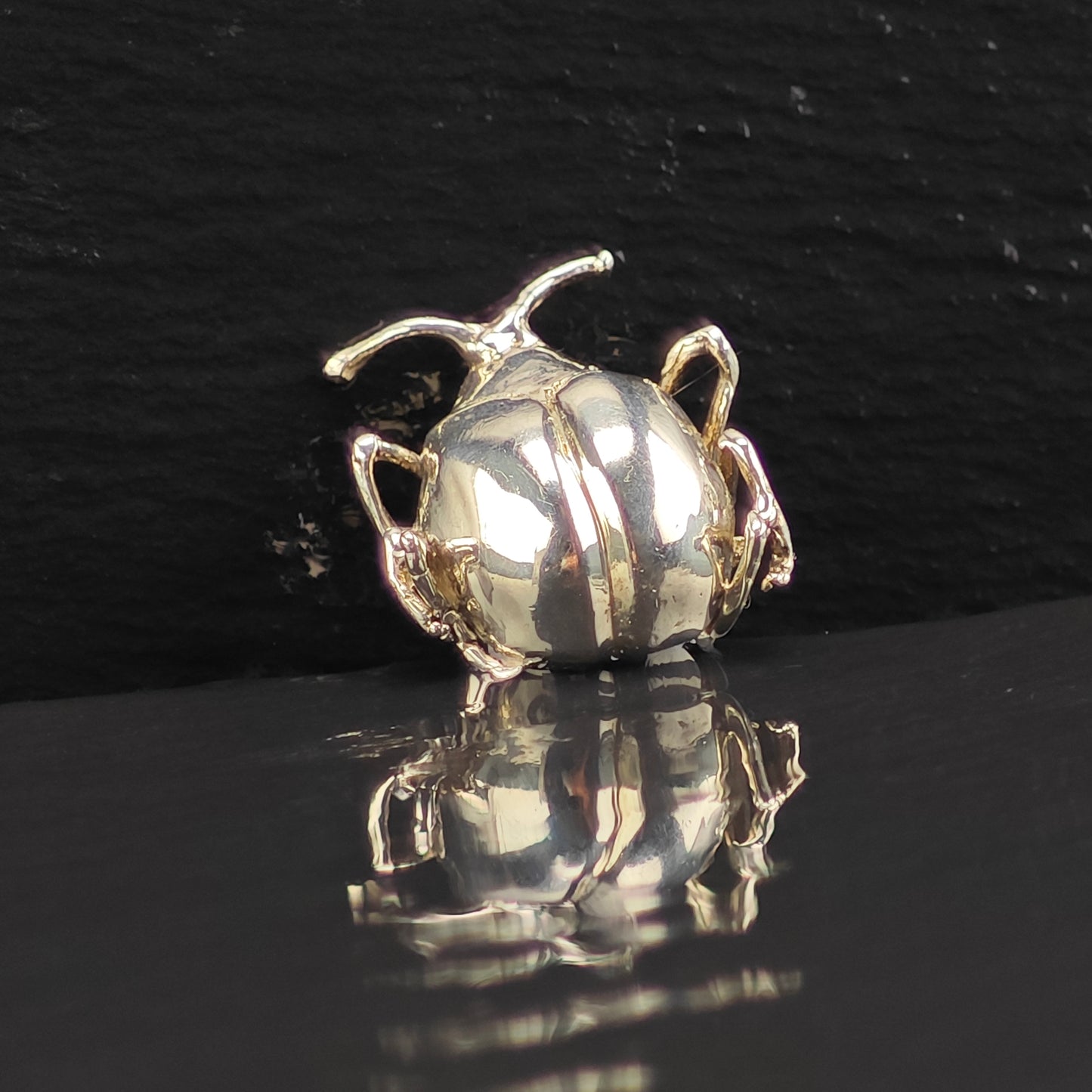 Beetle Pendant Sterling Silver