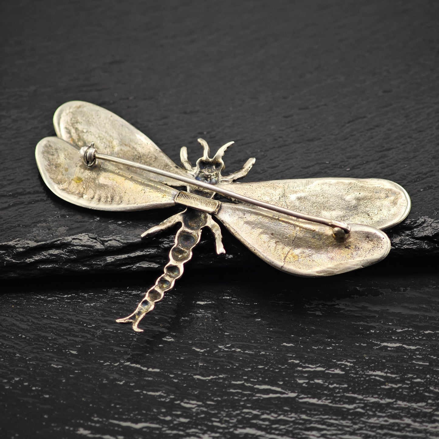 Vintage Lg Gump's by Cini  Sterling Silver Brooch B2171