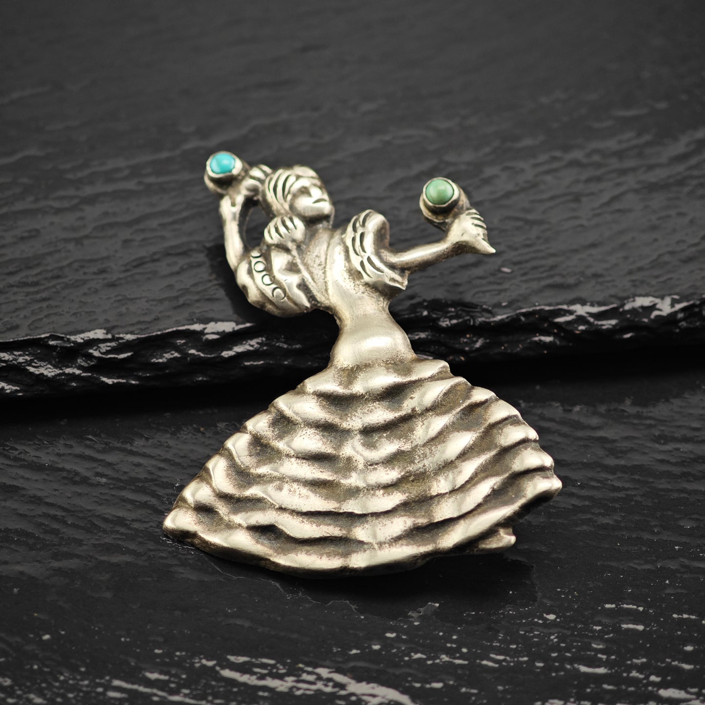 Pre Eagle Taxco Sterling Silver Brooch B2172