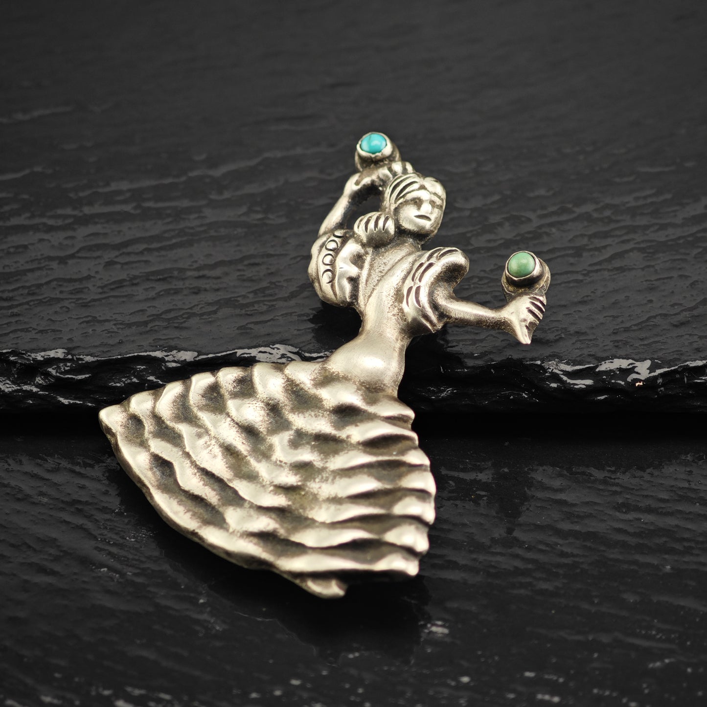 Pre Eagle Taxco Sterling Silver Brooch B2172