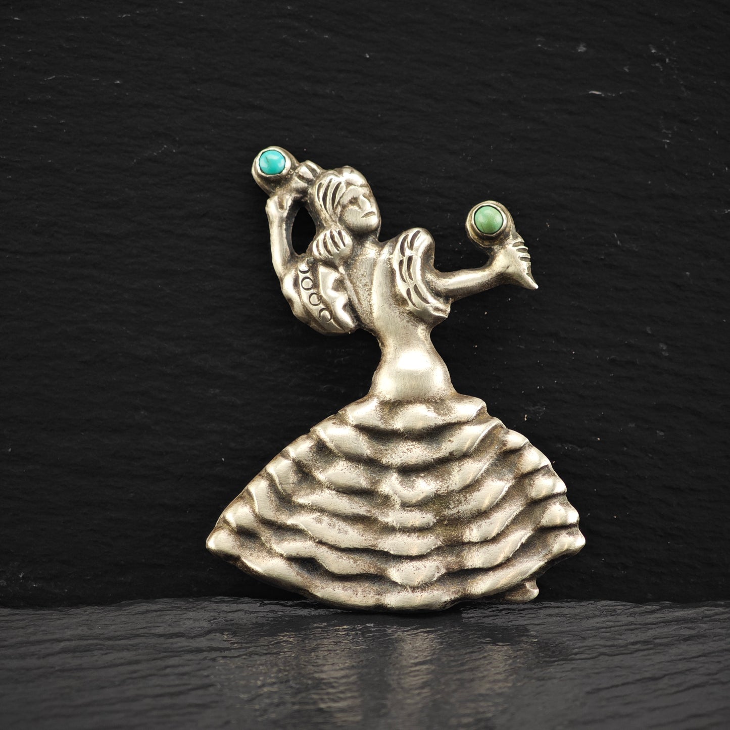 Pre Eagle Taxco Sterling Silver Brooch B2172