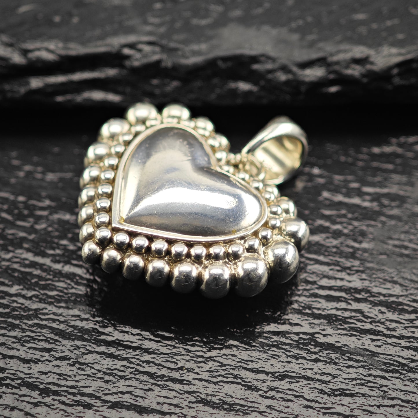 Lagos Reversible Bubble Heart Pendant Sterling Silver P2911