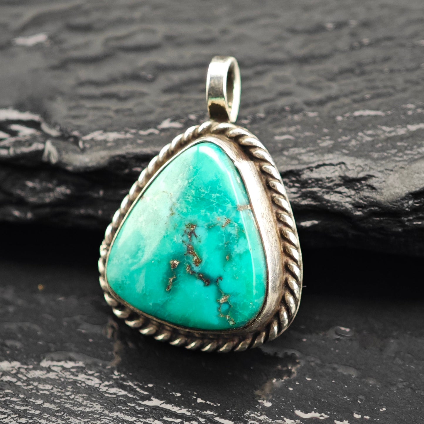 Turquoise Pendant Sterling Silver P2921