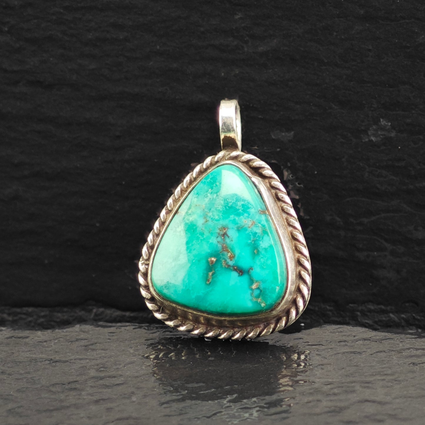 Turquoise Pendant Sterling Silver P2921