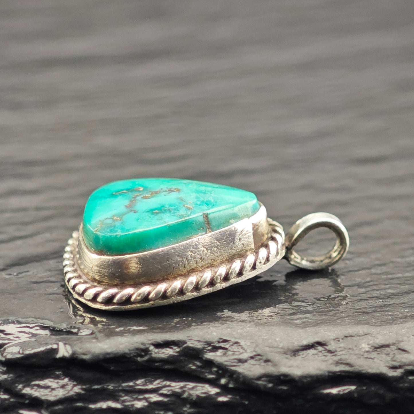 Turquoise Pendant Sterling Silver P2921
