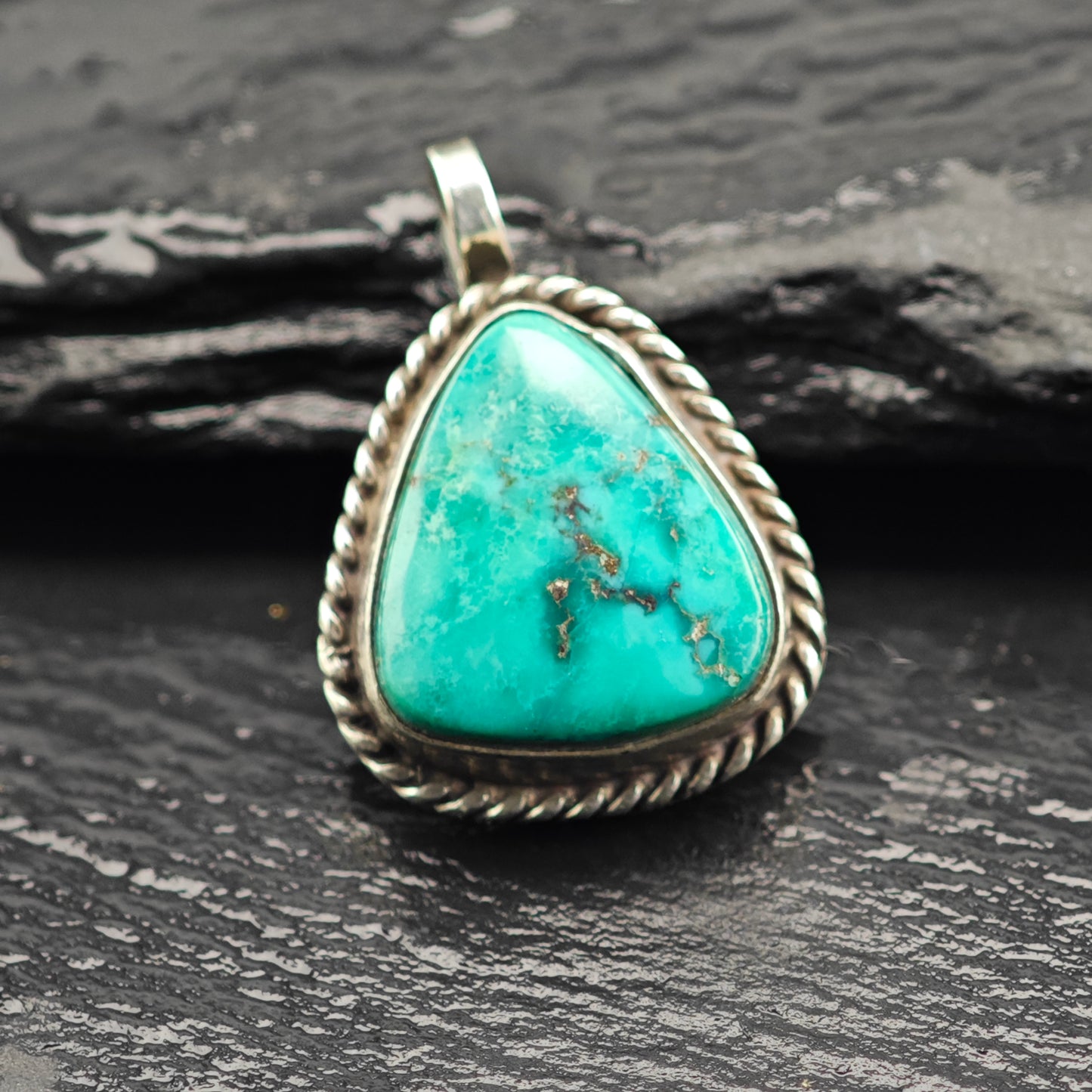 Turquoise Pendant Sterling Silver P2921