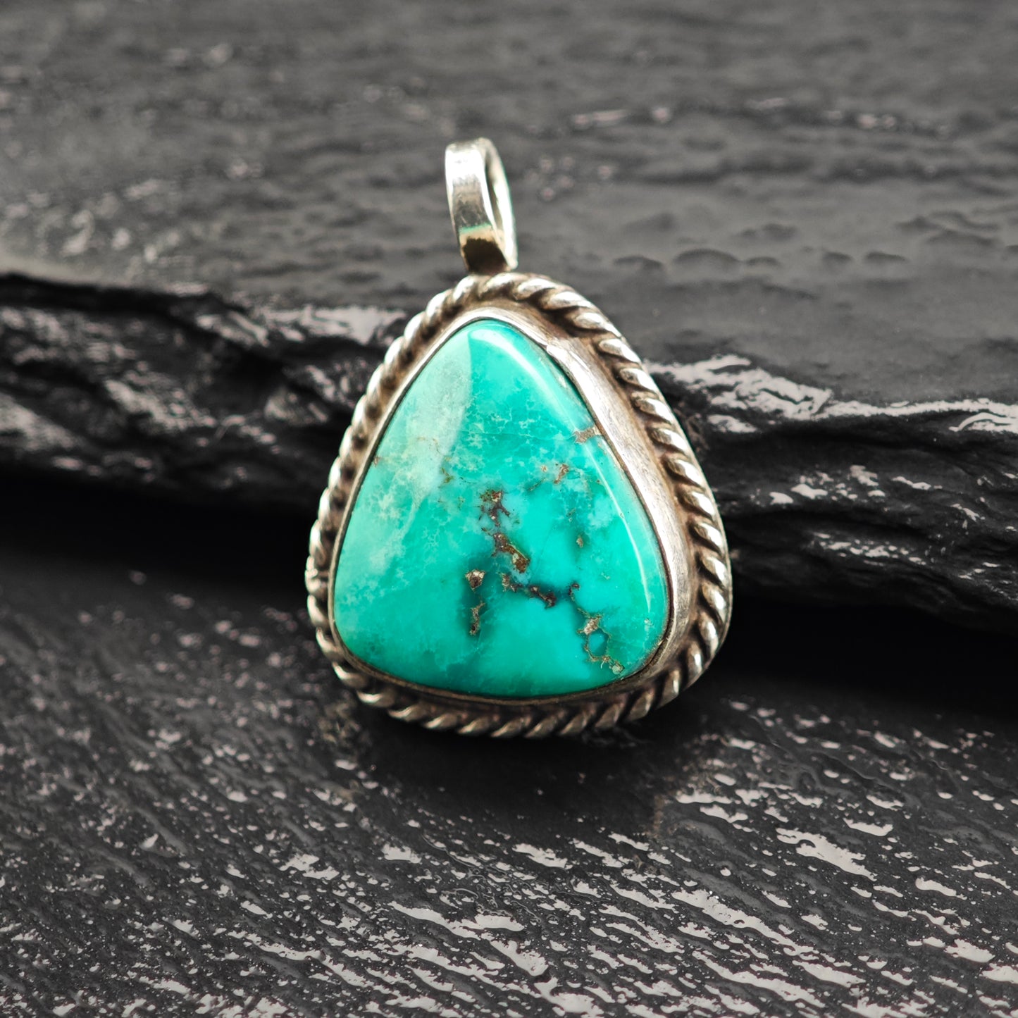 Turquoise Pendant Sterling Silver P2921