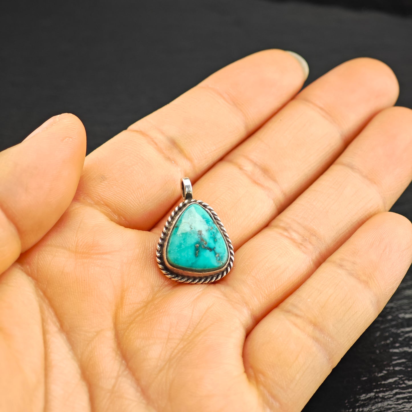 Turquoise Pendant Sterling Silver P2921