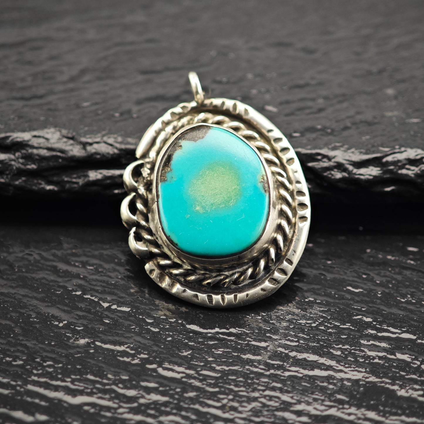 Turquoise SW Pendant Sterling Silver P2930