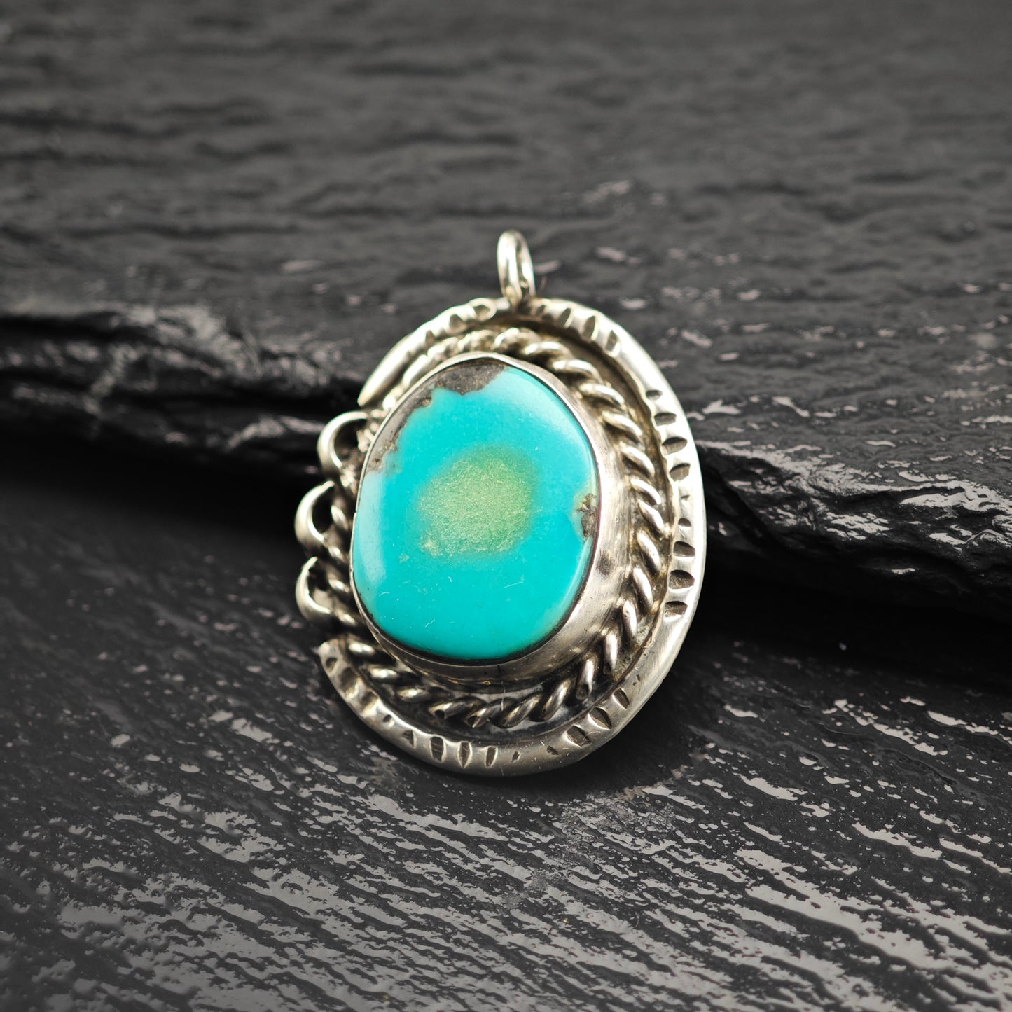 Turquoise SW Pendant Sterling Silver P2930