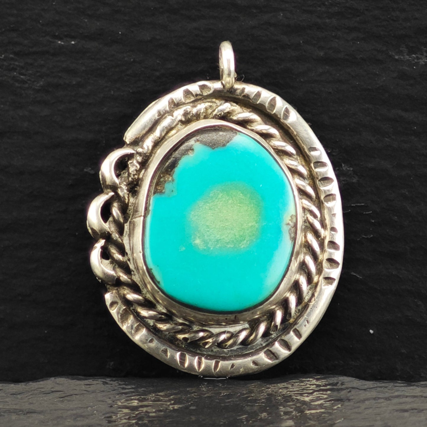 Turquoise SW Pendant Sterling Silver P2930