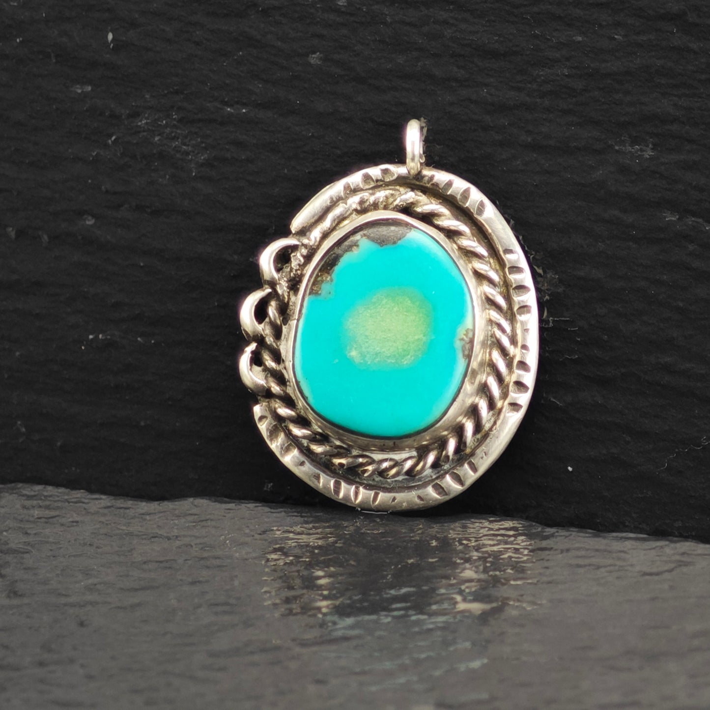 Turquoise SW Pendant Sterling Silver P2930