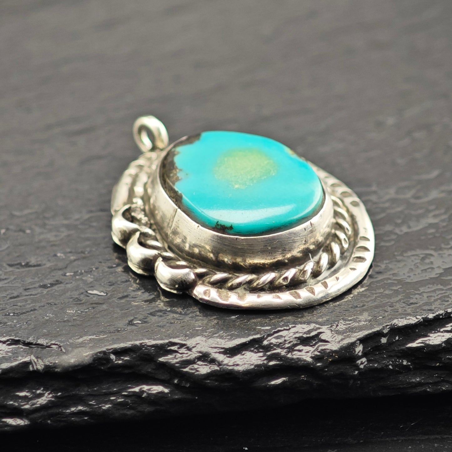 Turquoise SW Pendant Sterling Silver P2930
