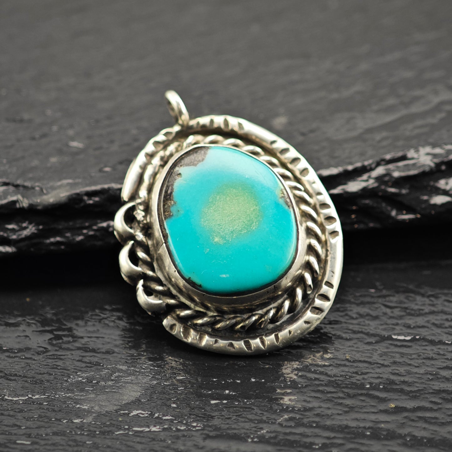 Turquoise SW Pendant Sterling Silver P2930
