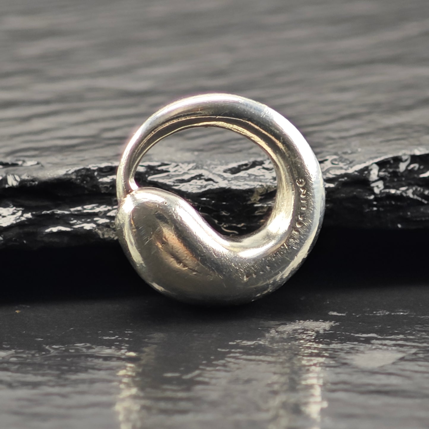 Vintage Ouroboros Sterling Silver Pendant P2935