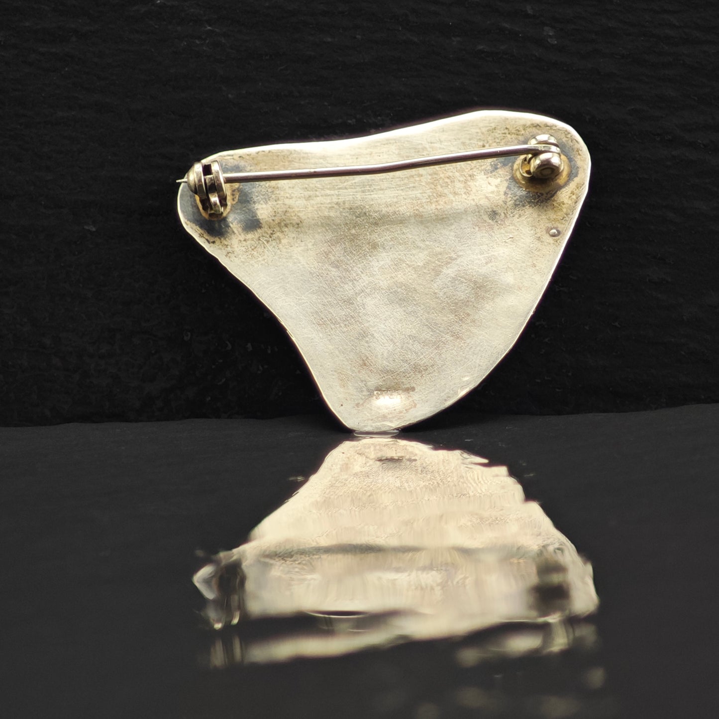 Modernist Brooch Sterling Silver B2158