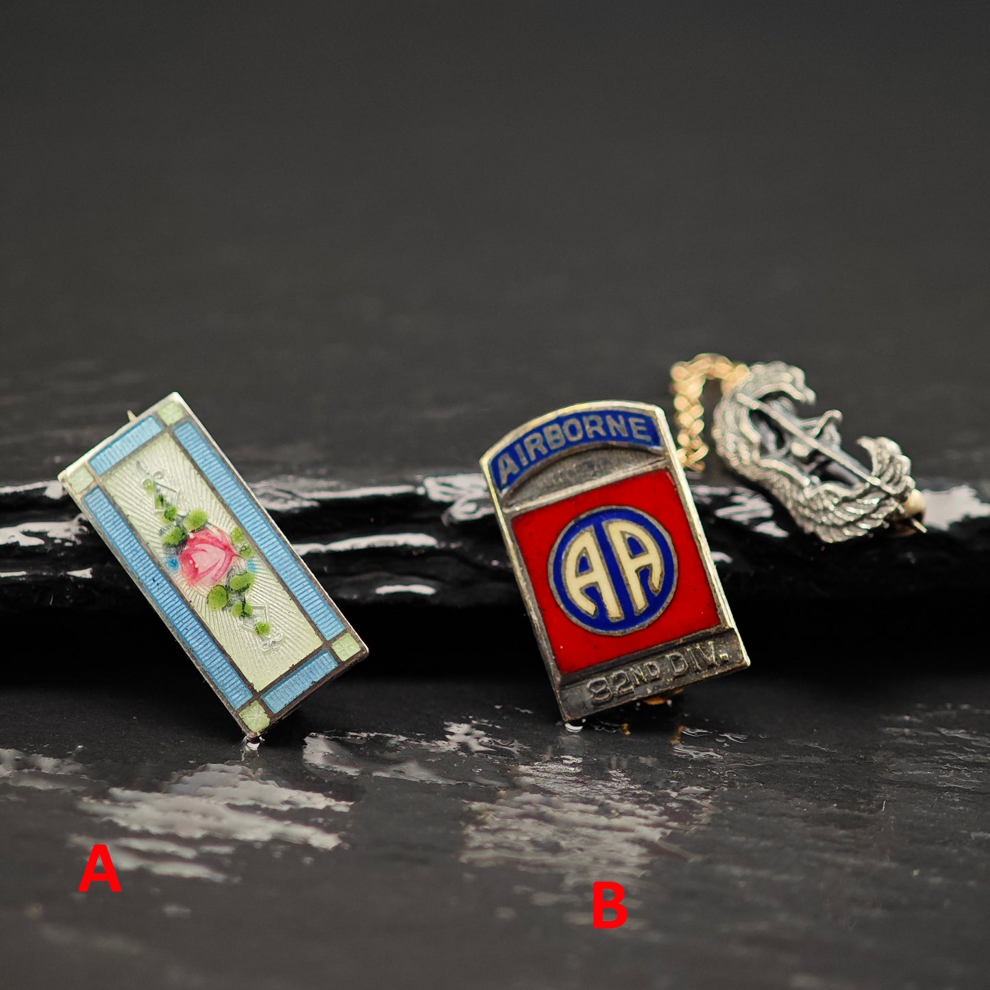 Choice of Enamel Brooches Sterling Silver B2168