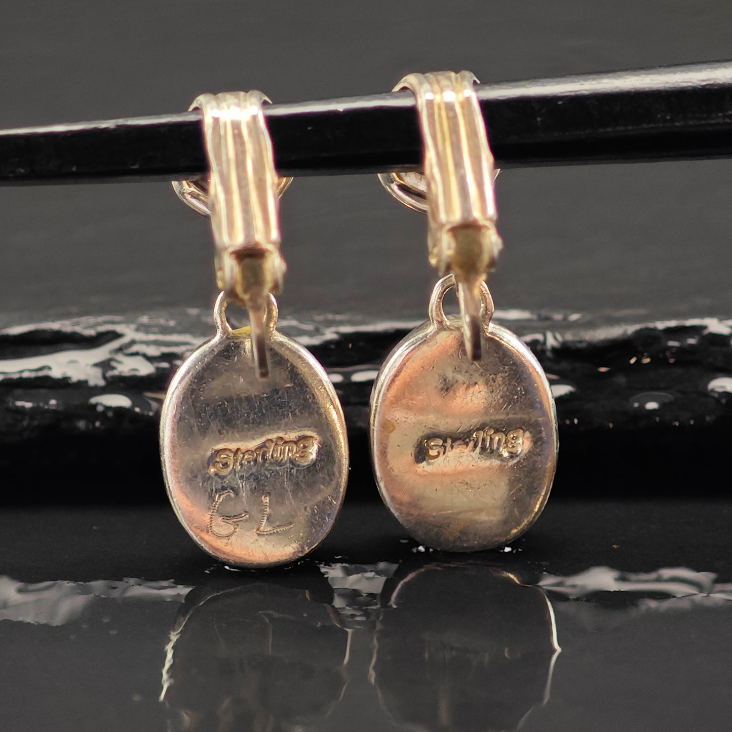 Choice of Vintage Native American Clip On/Dangle Sterling Silver Earrings ER3015