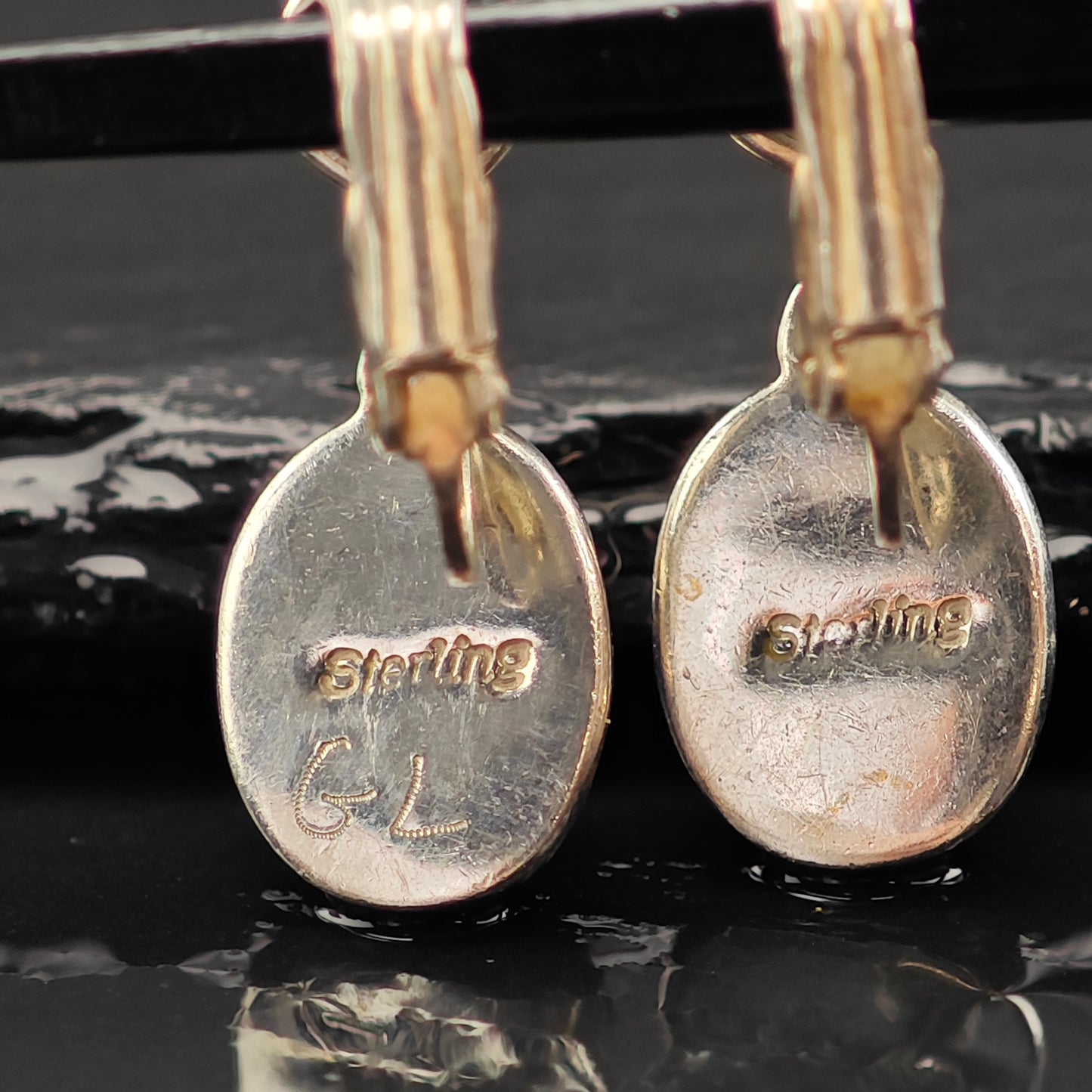 Choice of Vintage Native American Clip On/Dangle Sterling Silver Earrings ER3015