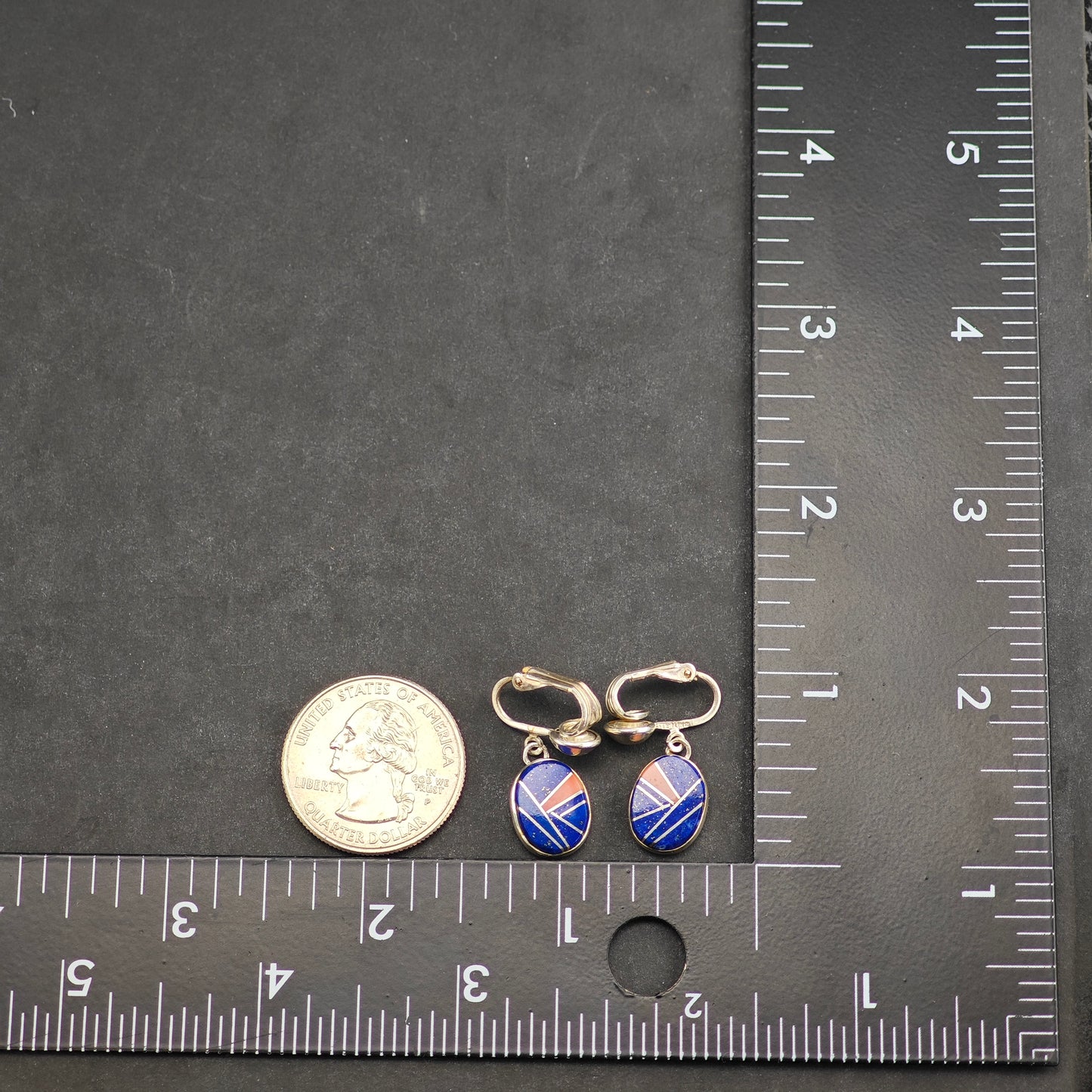 Choice of Vintage Native American Clip On/Dangle Sterling Silver Earrings ER3015