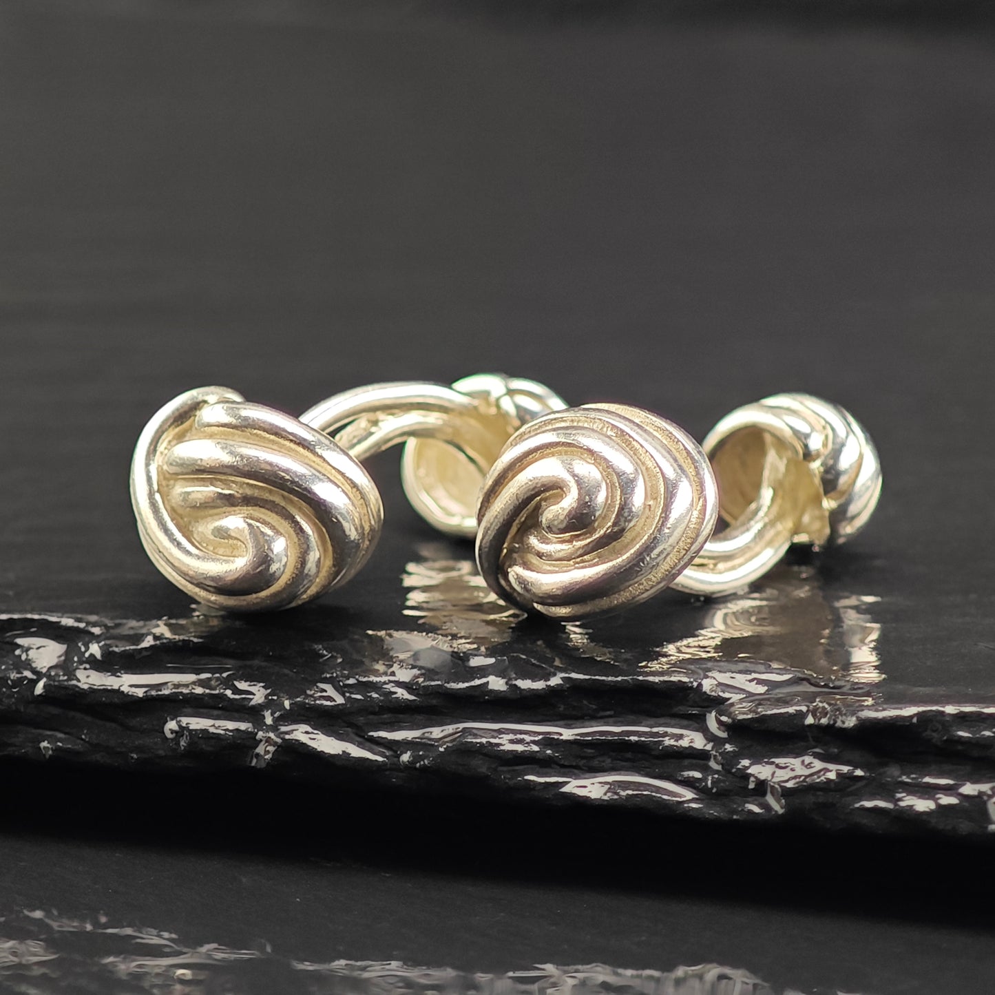 Vintage Tiffany & Co. Knot Design Cufflinks Sterling Silver MISC0345