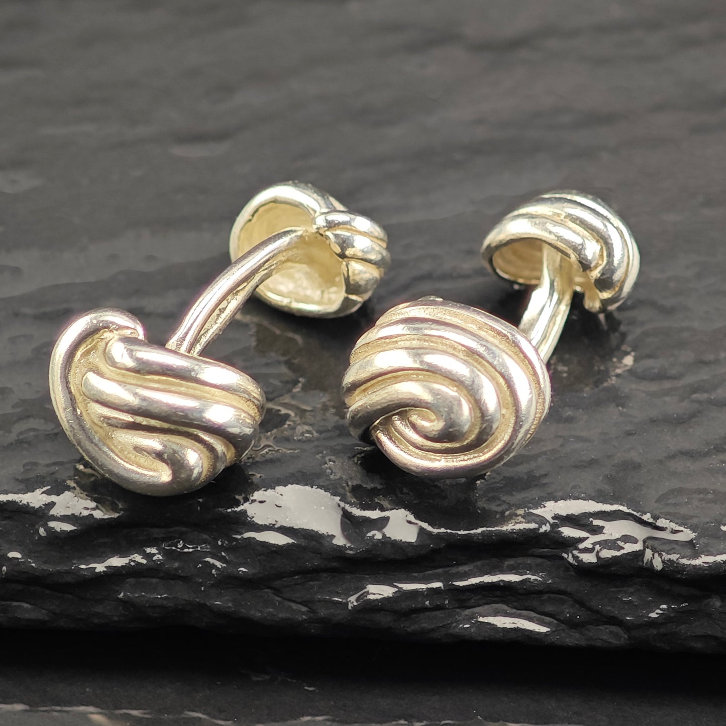 Vintage Tiffany & Co. Knot Design Cufflinks Sterling Silver MISC0345