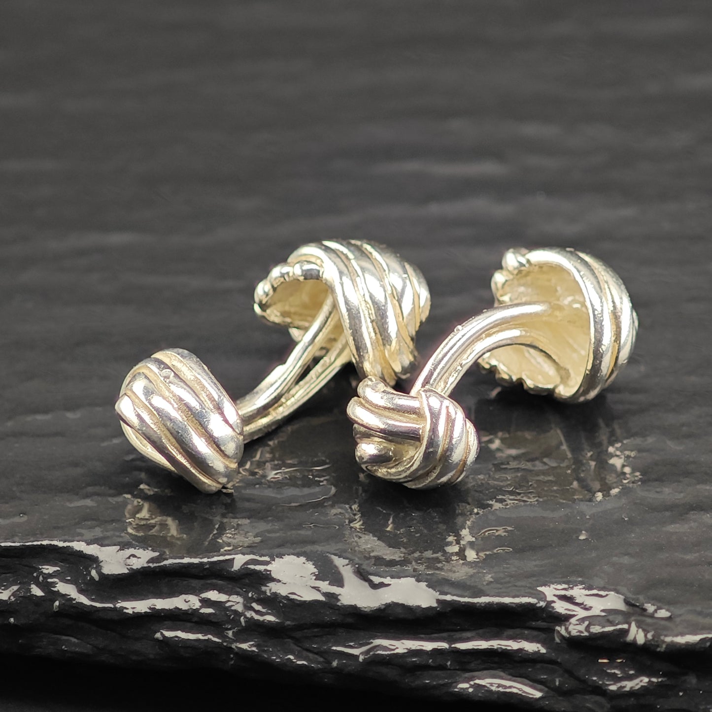 Vintage Tiffany & Co. Knot Design Cufflinks Sterling Silver MISC0345