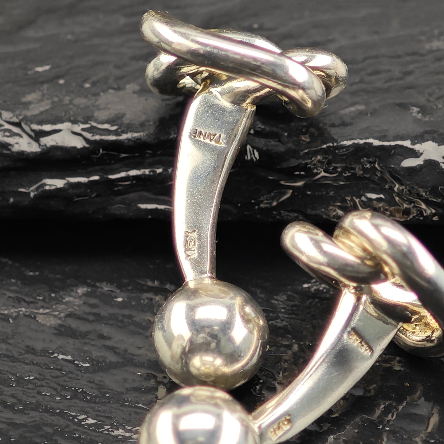 Modernist Tane Mexican Sterling Silver Cufflinks MISC0355