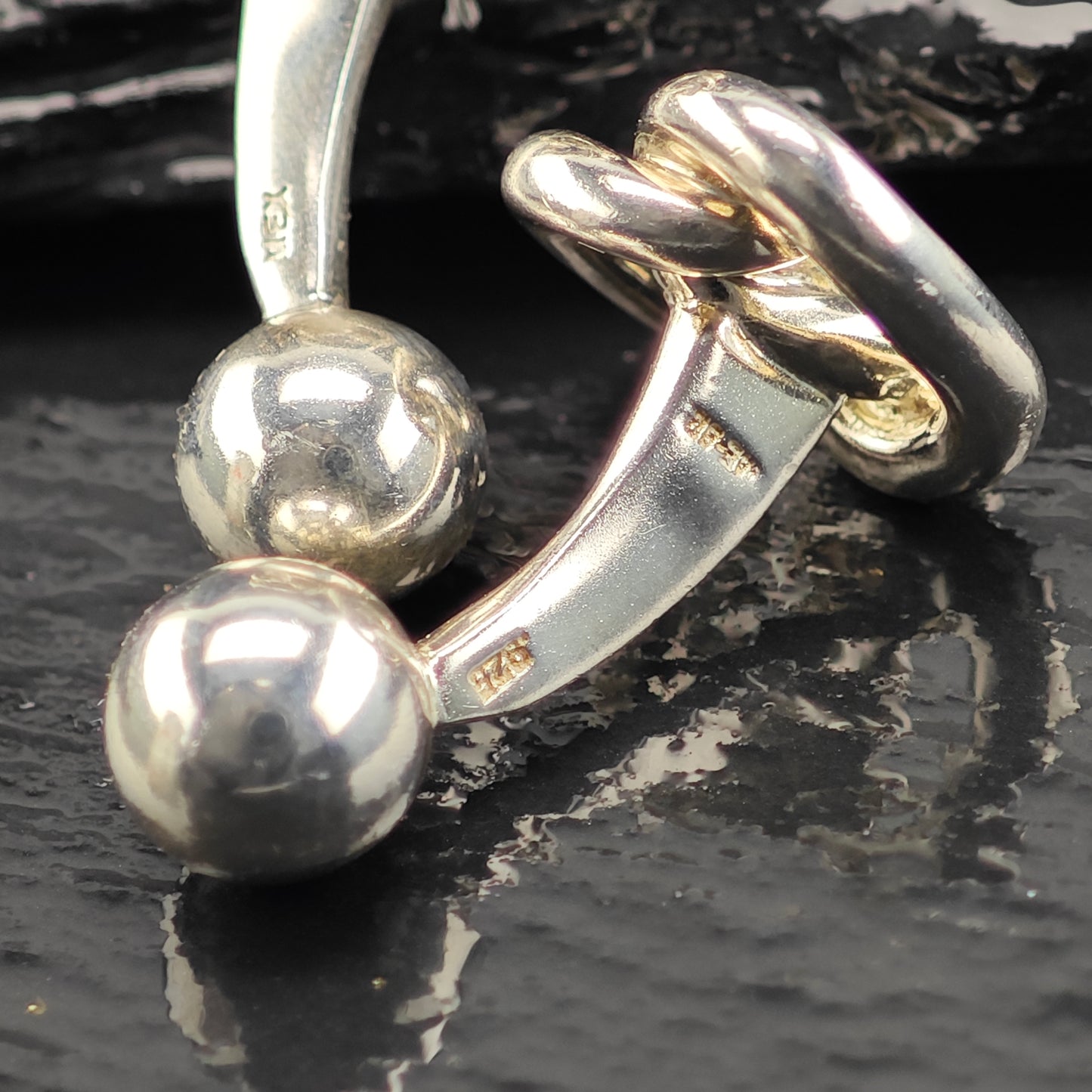 Modernist Tane Mexican Sterling Silver Cufflinks MISC0355