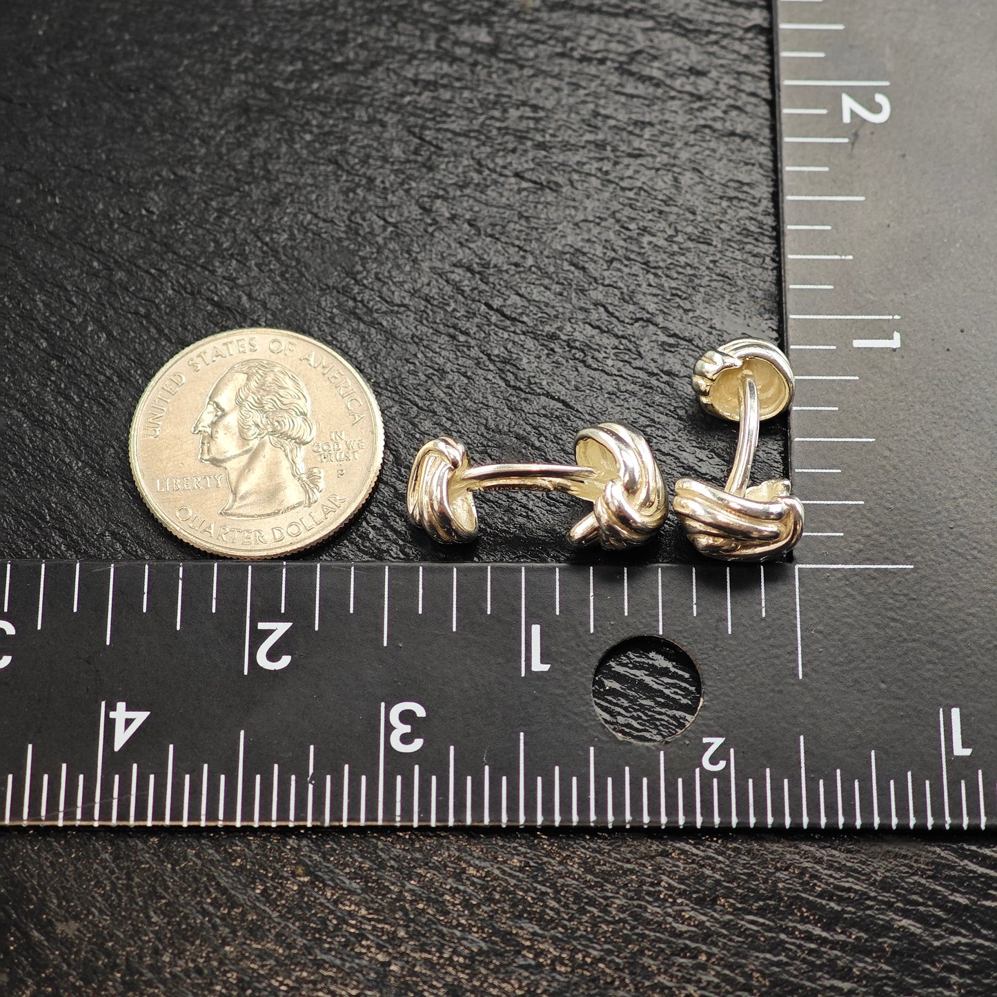 Vintage Tiffany & Co. Knot Design Cufflinks Sterling Silver MISC0345