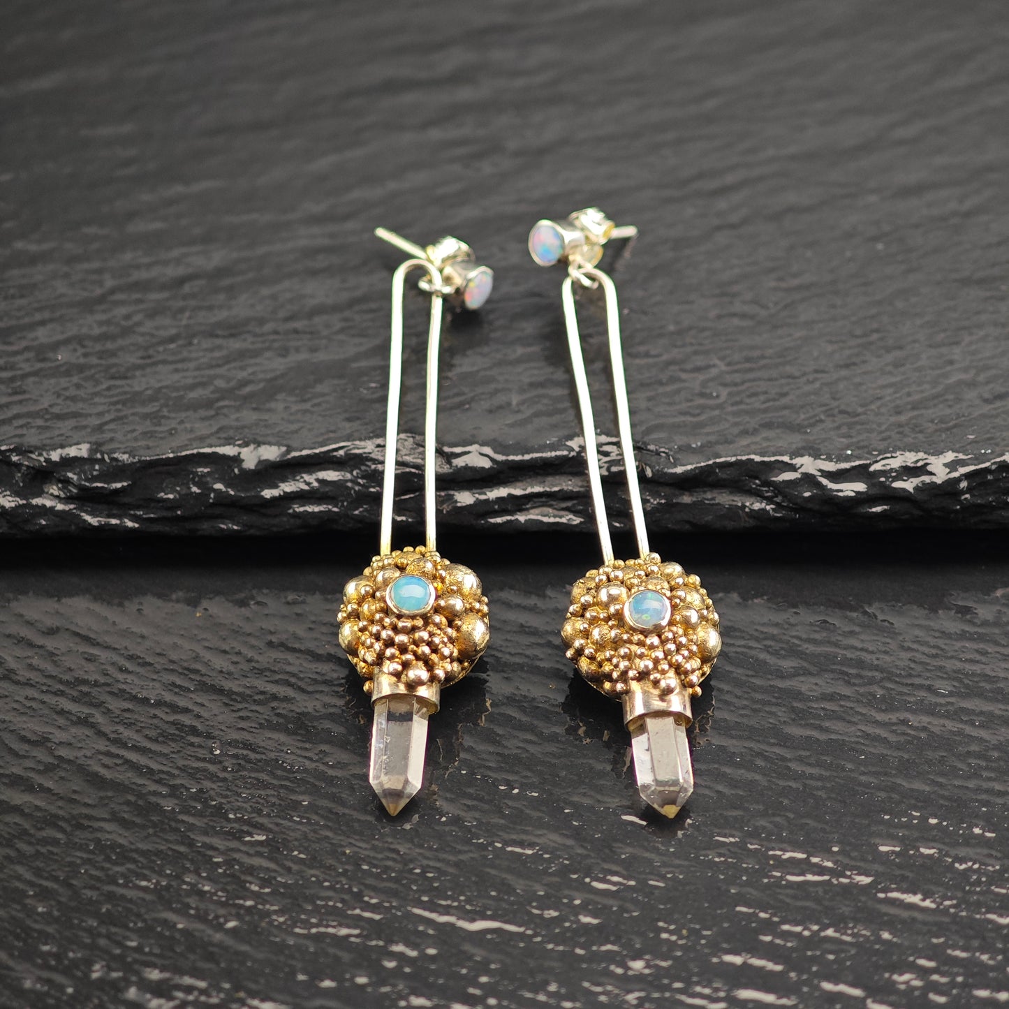 Vintage Artist Sterling Silver Stud/Dangle Earrings ER3062