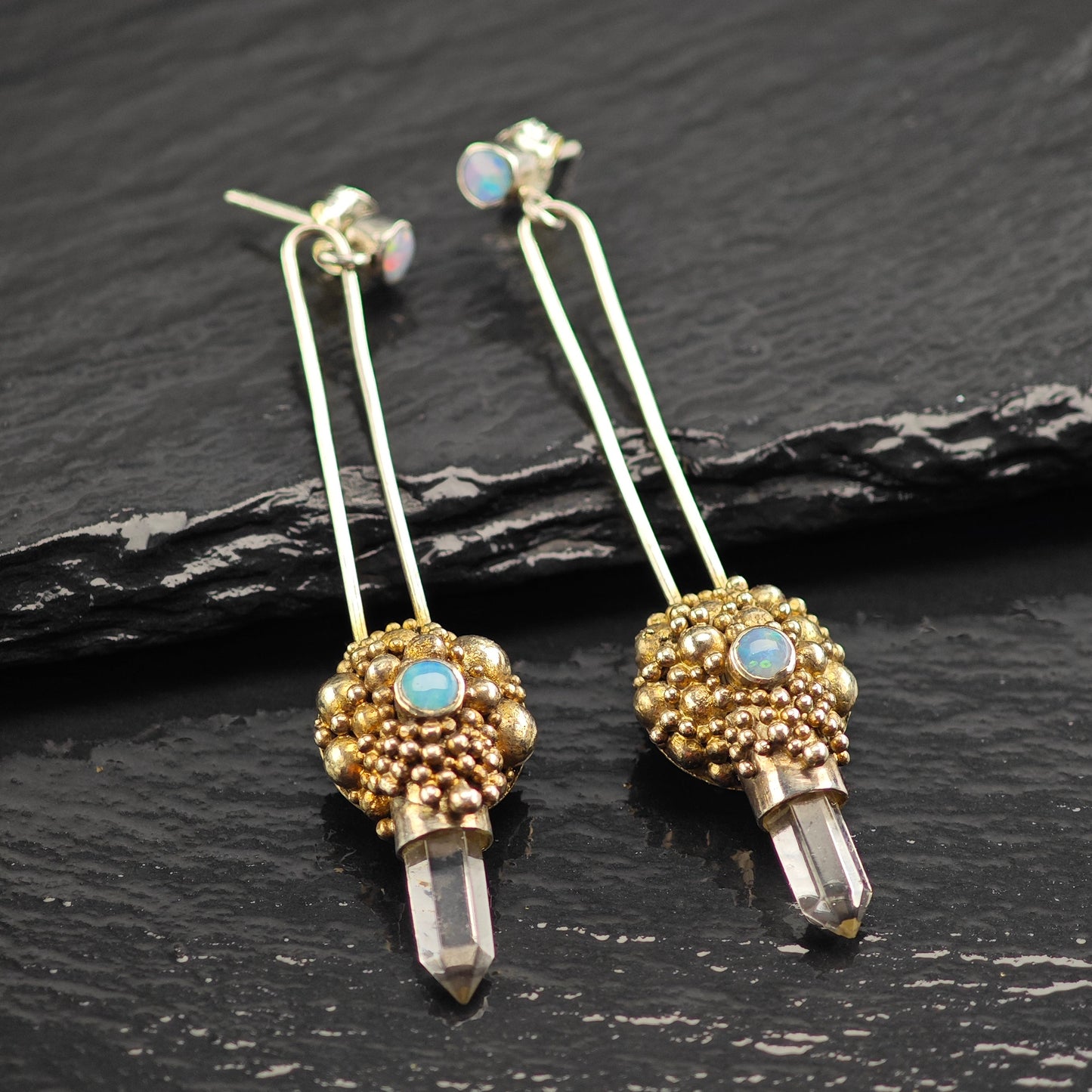 Vintage Artist Sterling Silver Stud/Dangle Earrings ER3062