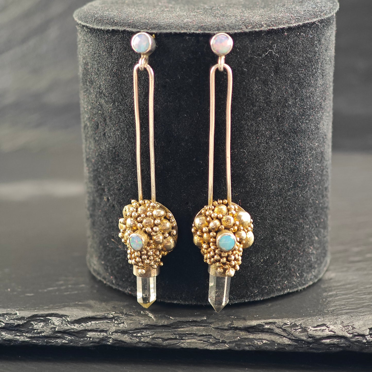 Vintage Artist Sterling Silver Stud/Dangle Earrings ER3062