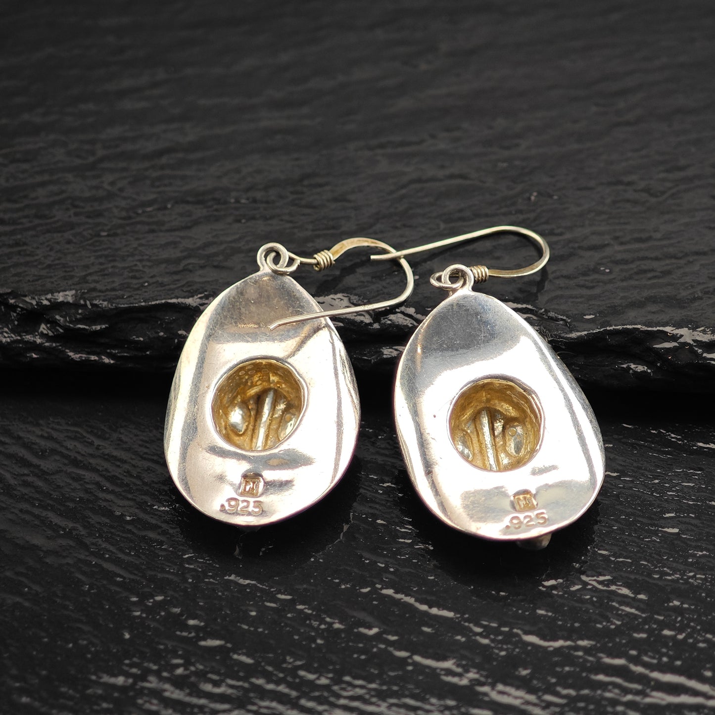 DTR Cowboy Hat, Sterling Silver Hook/Dangle Earrings ER3067