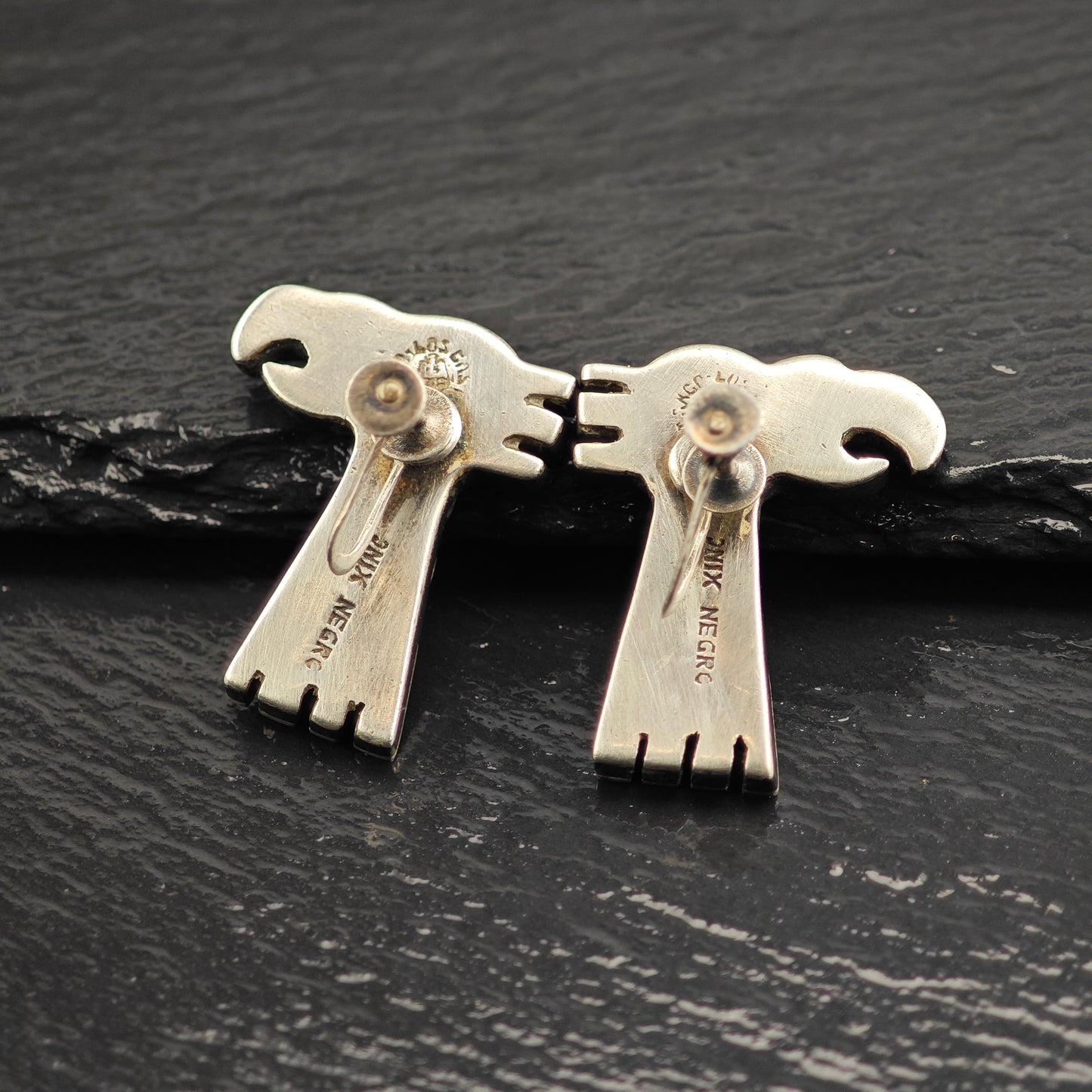 Los Castillo's Taxco Sterling Silver Screw Back Earrings ER3078