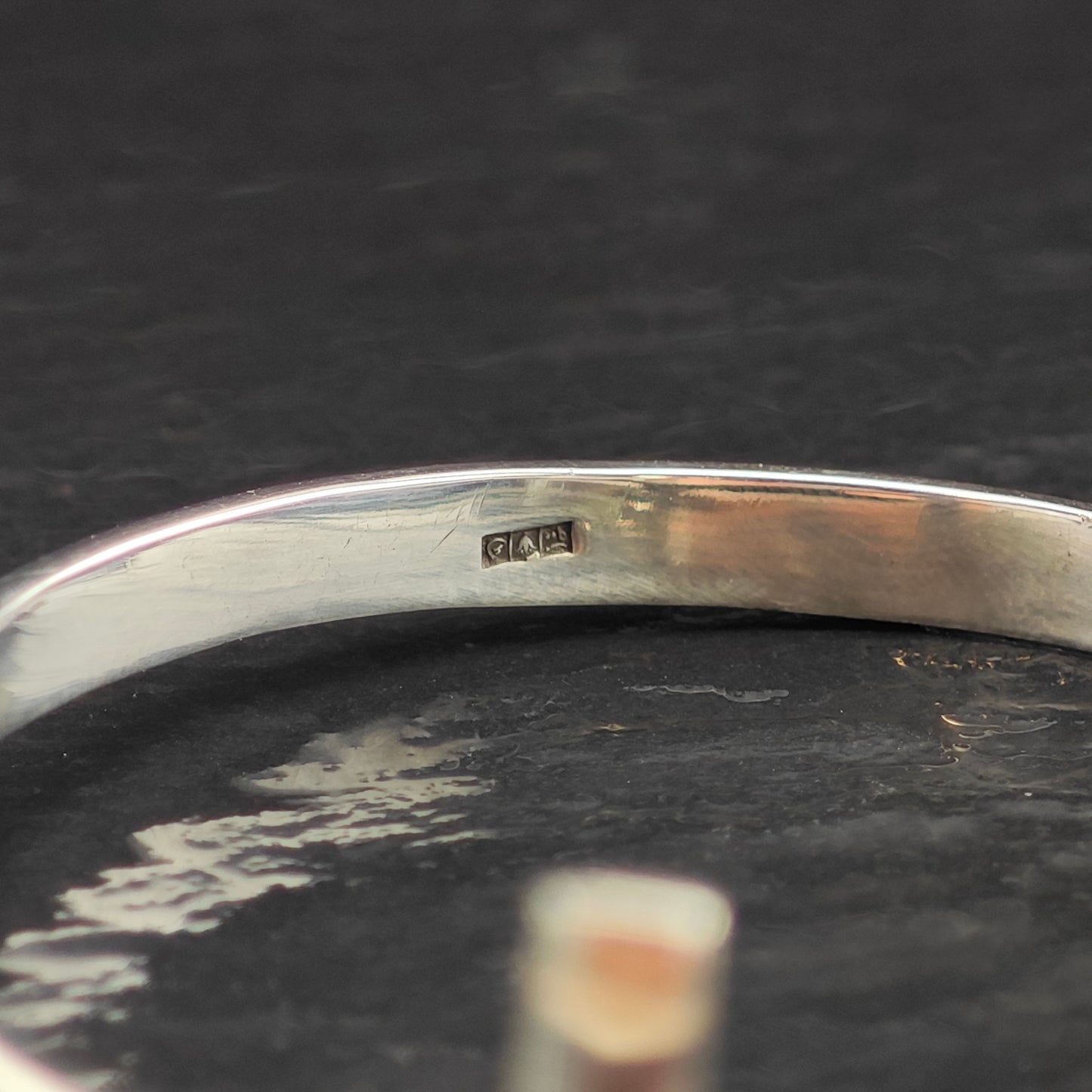 Egyptian Ankh Latch Bangle Sterling Silver Bracelet 7" BR3070
